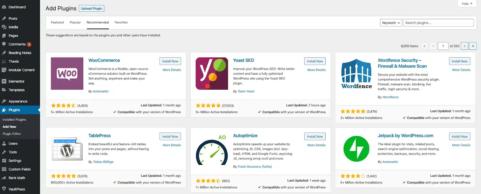 WordPress Plugins that you can use.
