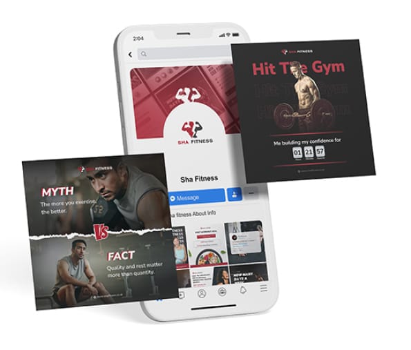Social media marketing for Chigwell fitness studio generating consistent leads through Instagram and Facebook management