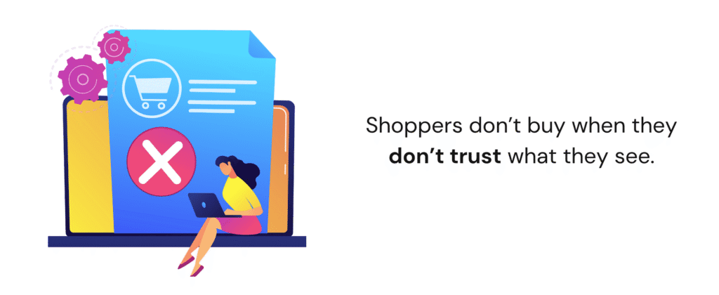 Website redesign for shoppers to trust