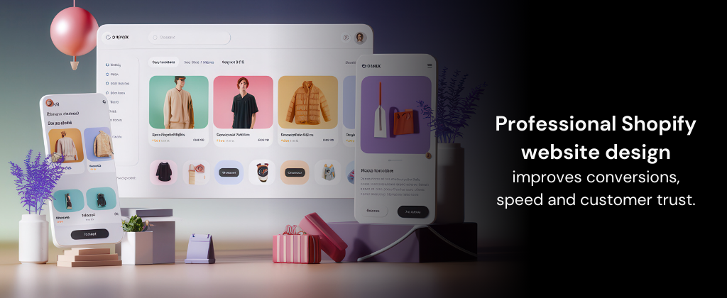 Professional Shopify website design improves conversions, speed and customer trust.