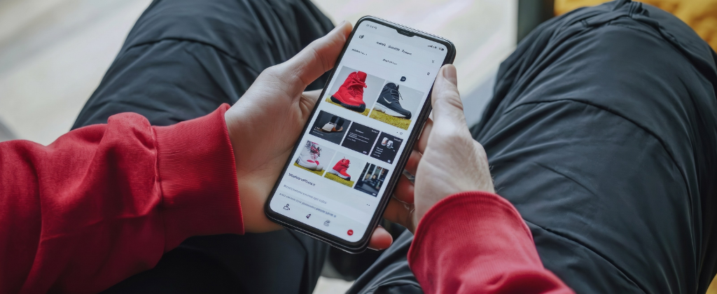 Shopify Ecommerce Website mobile design for UK customers.