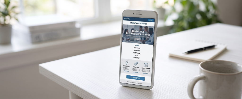 Mobile-friendly web design for small business websites in the UK